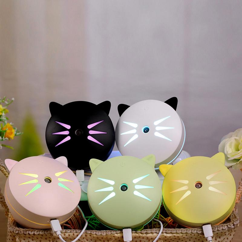 150ML Cat Ultrasonic Humidifier Aromatherapy Diffusers