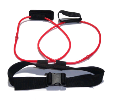 Leg muscle training rope