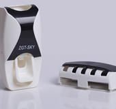 Portacepillos De Dientes Exprimidor De Pasta Automático A Prueba De Polvo