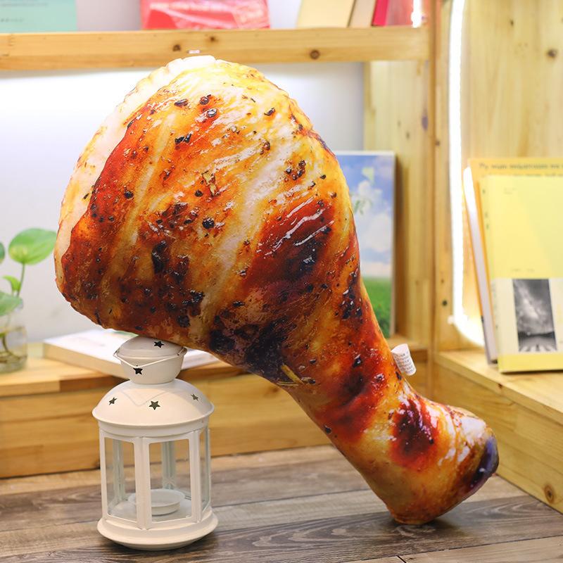 Creative personality simulation food pillow spoof chicken leg pillow