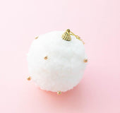 Christmas pink plush small pendant