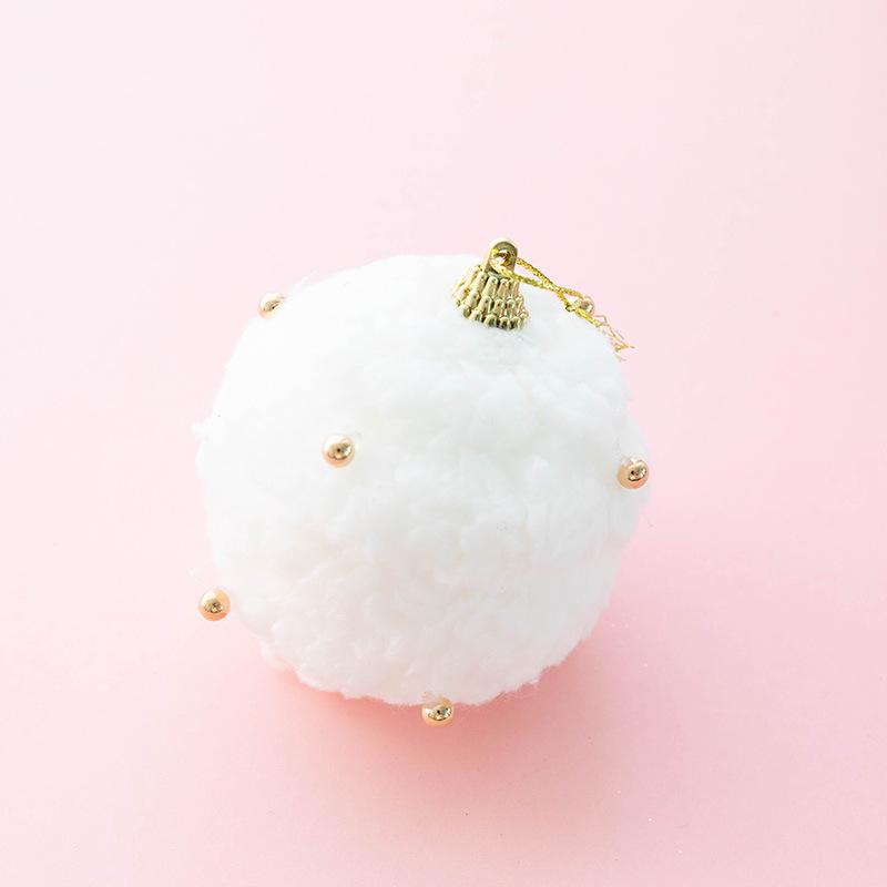 Christmas pink plush small pendant
