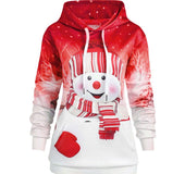 Christmas snowman print sweater