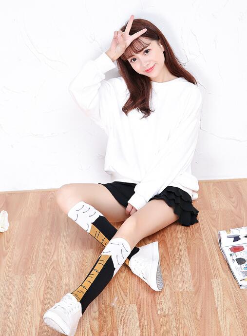 Thin leg socks pile socks