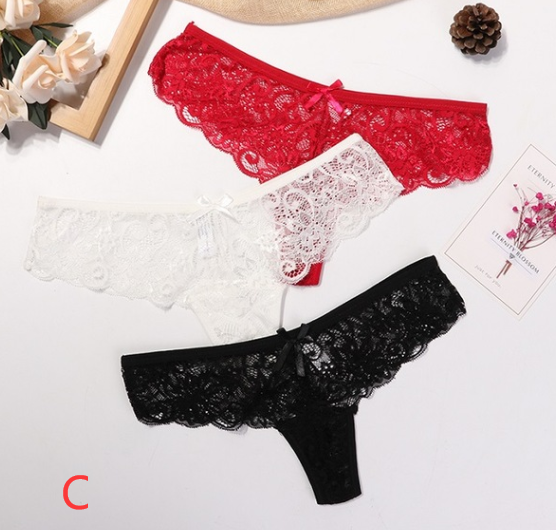 Woman lace thong