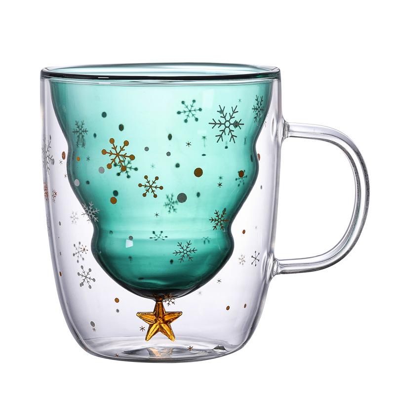 Double glass Christmas tree