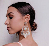 Bohemian exaggerated earrings