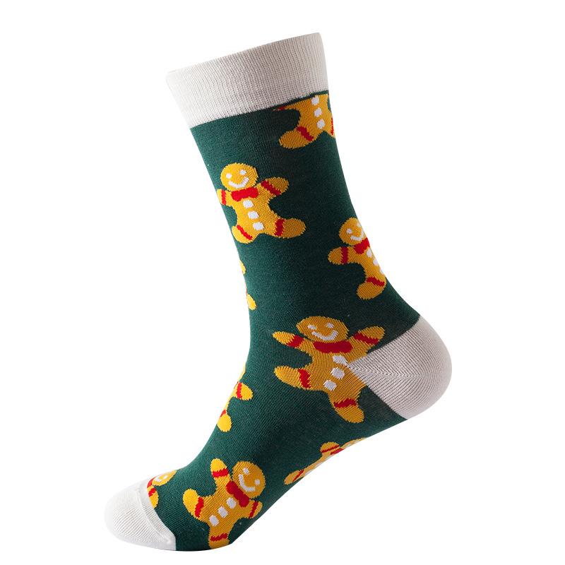 Christmas stocking man funny new year santa claus