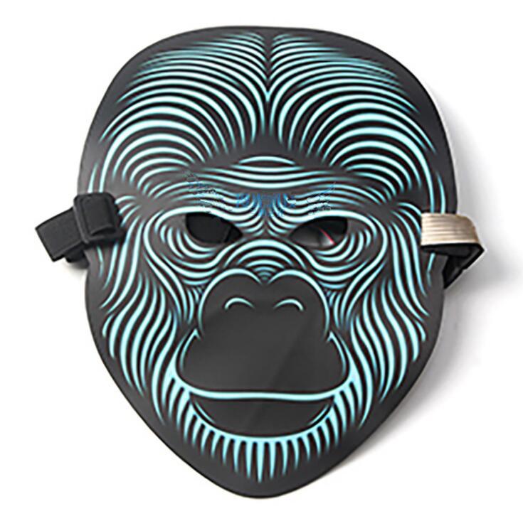 Design Sound Activated Halloween EL Party Mask