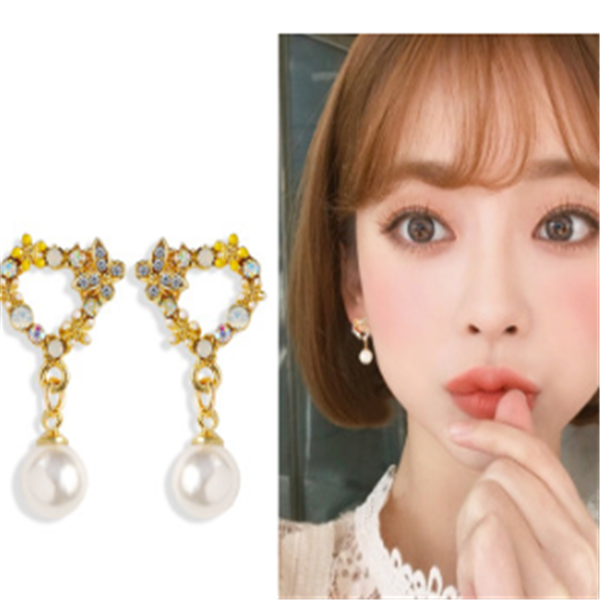 Flower earrings