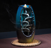 Multi-layers Ceramic Back flow Incense Burner