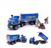 Children's educational assembled car plastic interactive building blocks toys