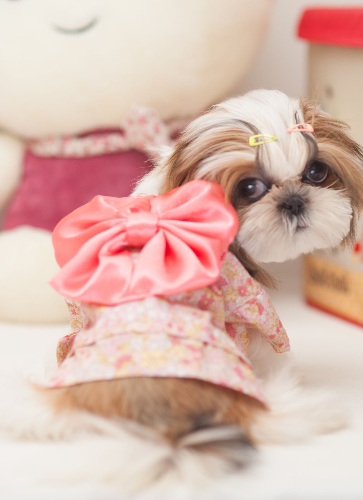 Ropa Perro Kimono Con Moño