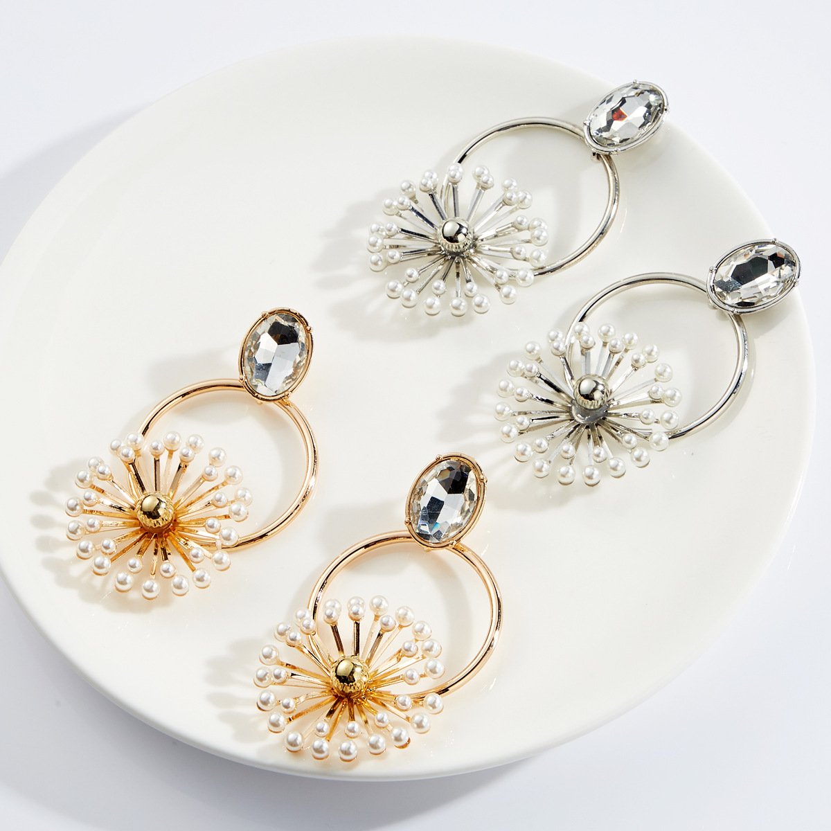 Floral earrings