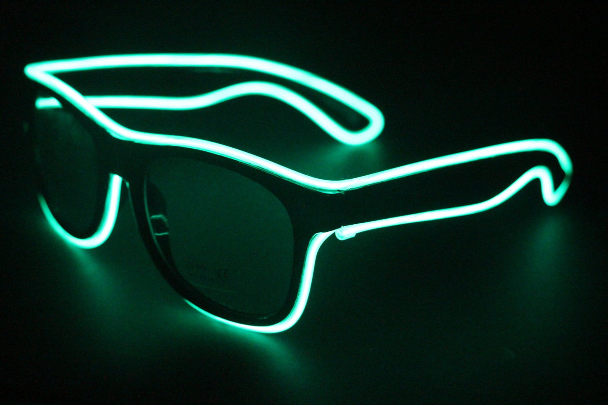 NEW Fashion 7 Colors Flashing EL Wire Led Glasses Luminous Party Decorative Lighting Classic Gift Bright Light Festival Gift