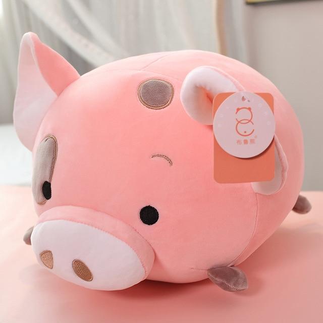 Pig plush toy dinosaur pillow