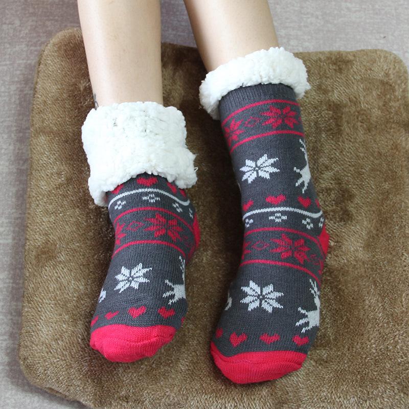 Non-slip adult floor socks