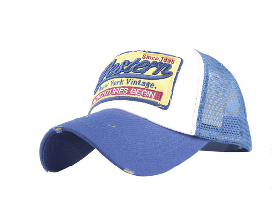 New patch net cap baseball cap