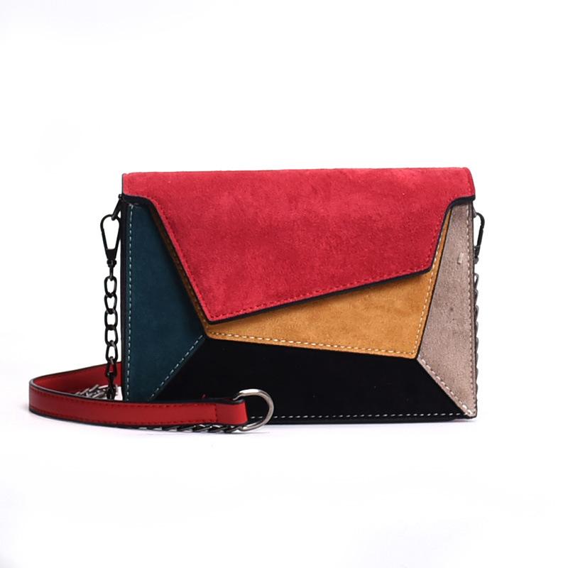 Personality stitching handbags