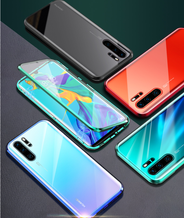 Double-sided magnetic king creative metal protective cover