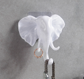 Vintage Deer Head Antlers Wall Hanging Hook for Hanging Clothes Hat Scarf Key Deer Horns Hanger Rack Wall Decoration