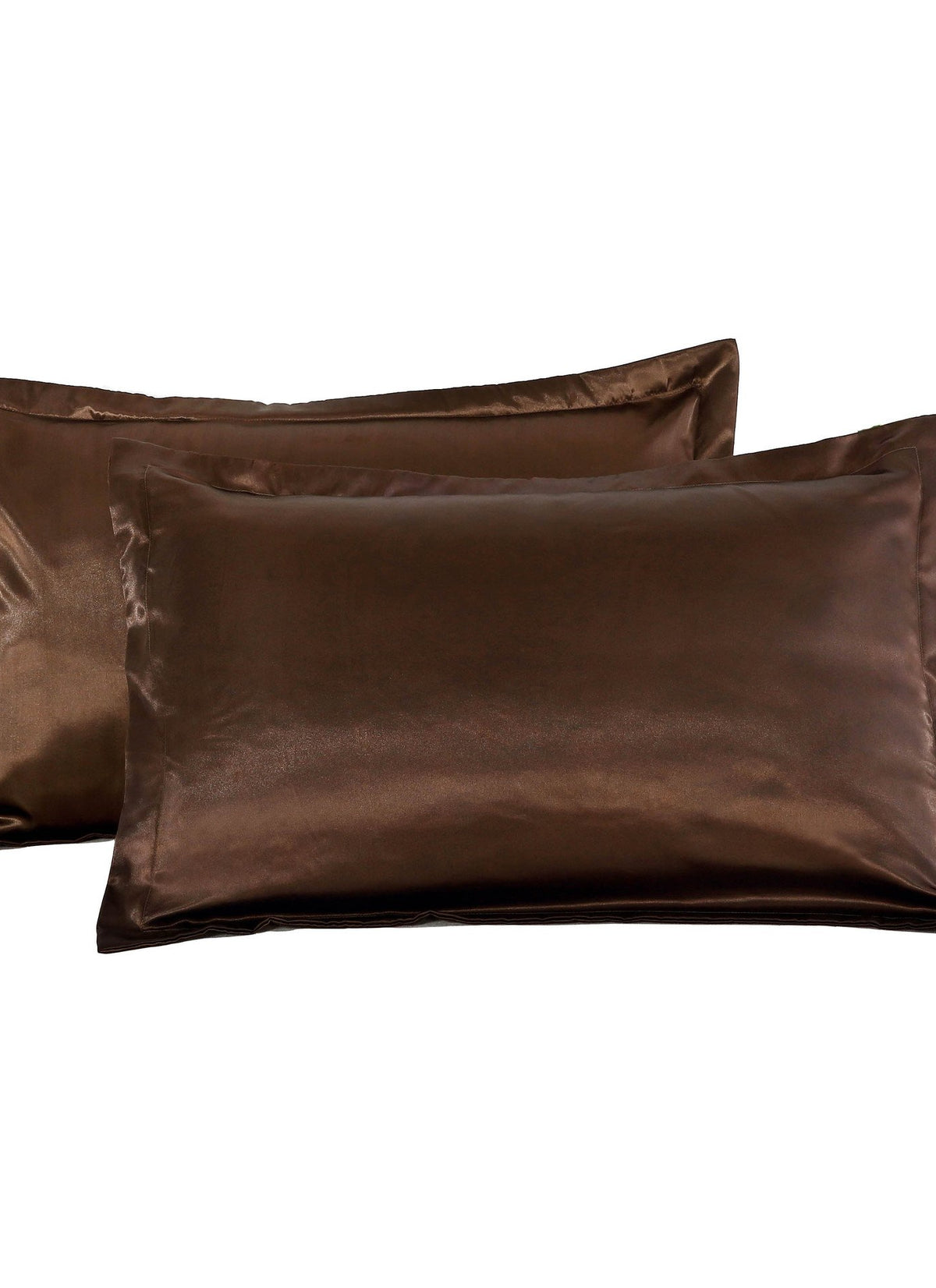 Pure color silk single pillow case