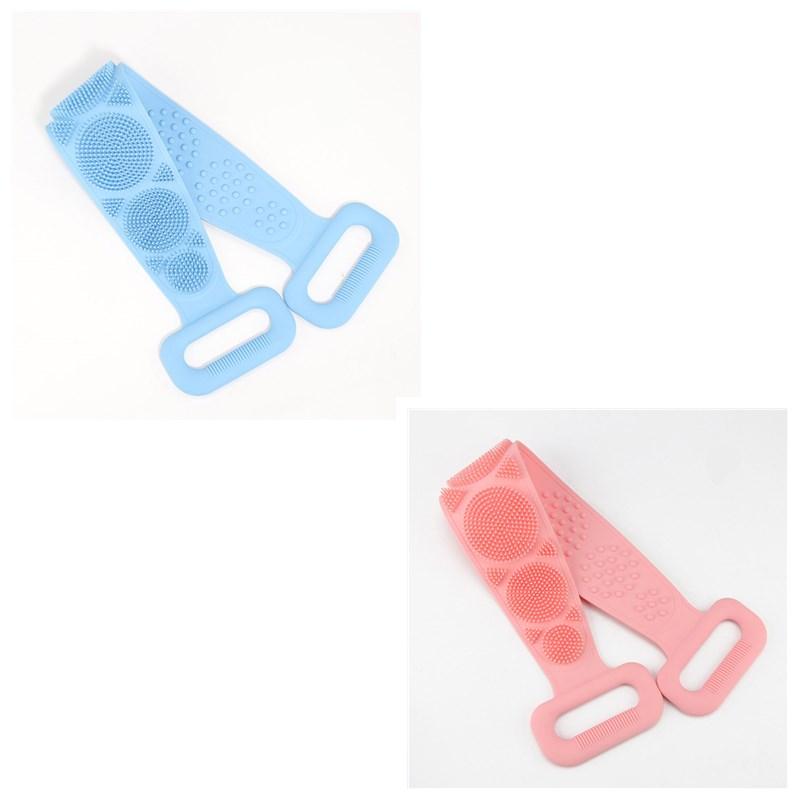 Bath towel silicone rubbing back towel