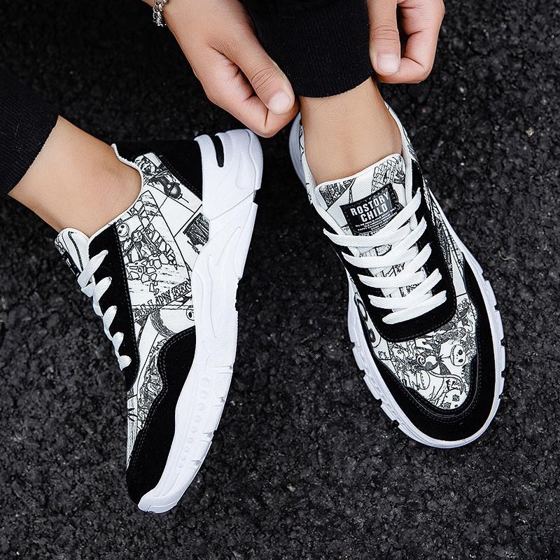 Doodle wild casual sports men's shoes
