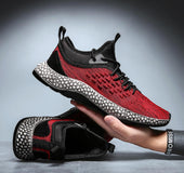 Flying woven breathable sports running shoes
