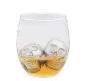 Stainless Steel Skull Ice Cube Cooling Beer Whisky Wine Cocktail Rock Cooler Stones Sipping Chillers Bar Tool