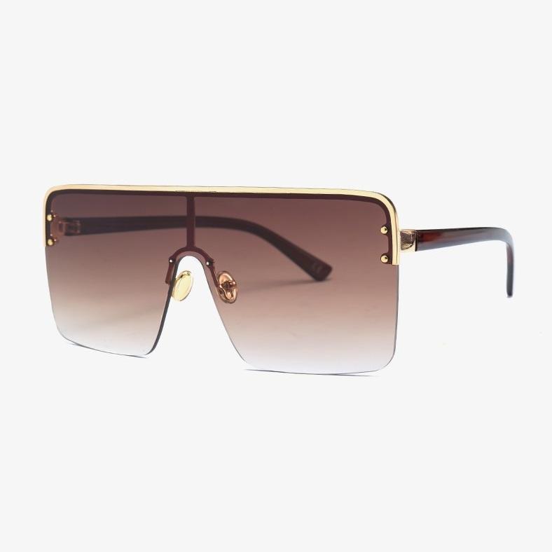 Fashion one-piece lens sunglasses