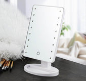 Makeup mirror with lamp desktop mirror
