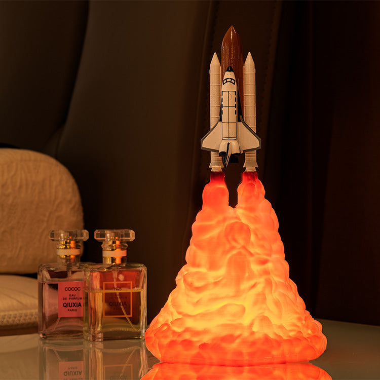 Lampara cohete espacial