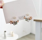 Flower earrings