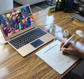 Computer painting board