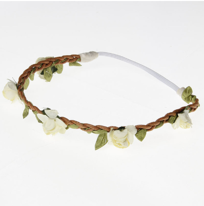 Children's woven rose hair band