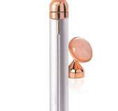 Electric Vibrating Natural Rose Quartz Jade Facial Roller