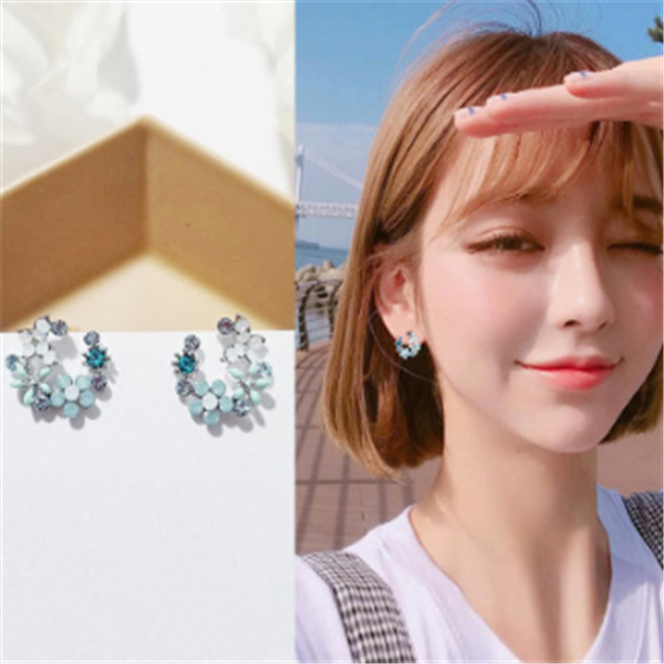 Flower earrings