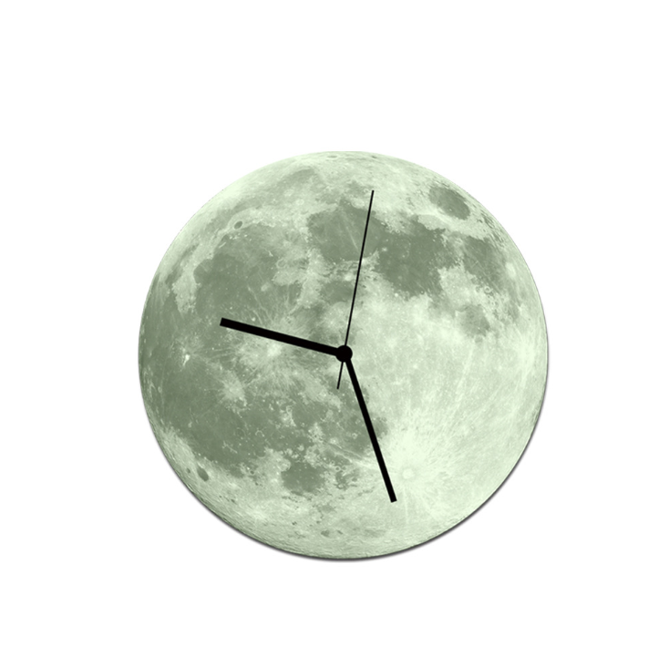 30cm creative luminous wall clock luminous moonlight wall clock wall acrylic waterproof wall clock