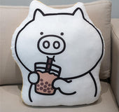 Odd magic pig cartoon pillow