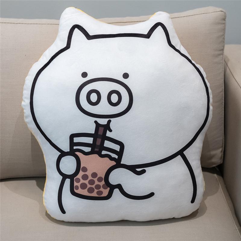 Odd magic pig cartoon pillow