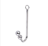 Metal stainless steel three ball anal hook adult fun supplies