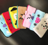 Plush pencil bag cartoon makeup purse storage bag