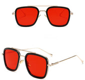 Fashion Sunglasses Men Metal Square