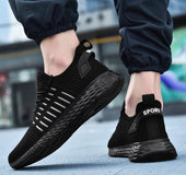 Sneakers flying woven mesh casual running shoes