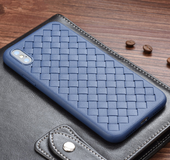 Luxury grid weaving case