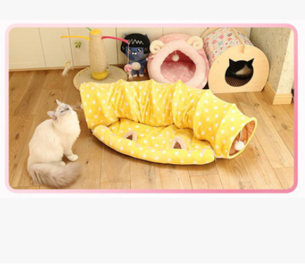Cama Gato Con Tunel