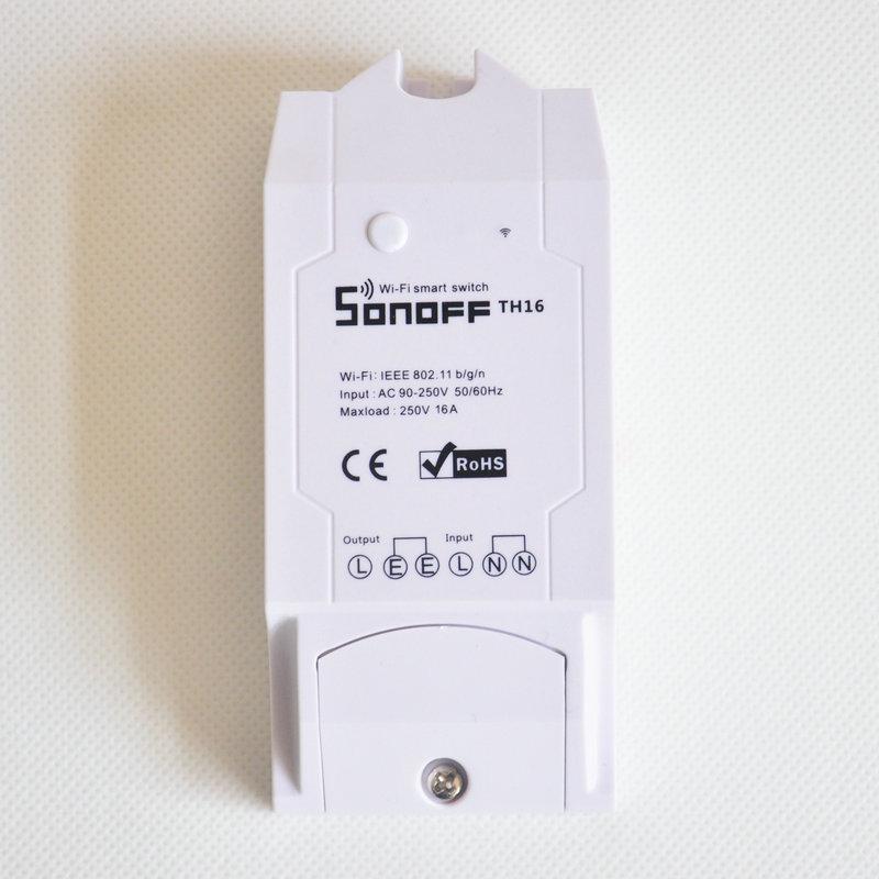 sonoff th 16a/10a Temperature And Humidity Monitoring WiFi Smart Switch Controller Sensor with timer wireless home ds18b20
