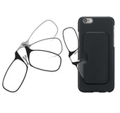 ThinOptics Stick Anywhere, Go Everywhere Women Men Reading Glasses Plus Universal Pod Case,black Frame, Case SOS +1.0 +1.5 +2.0