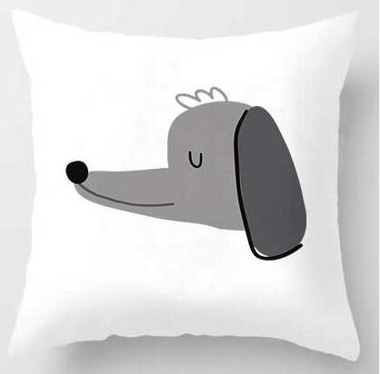Cute cartoon cat pillowcase
